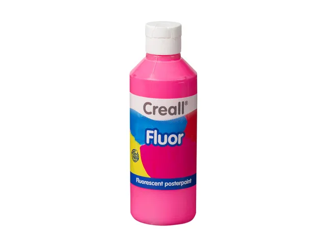 Plakkaatverf Creall fluor roze 250ml