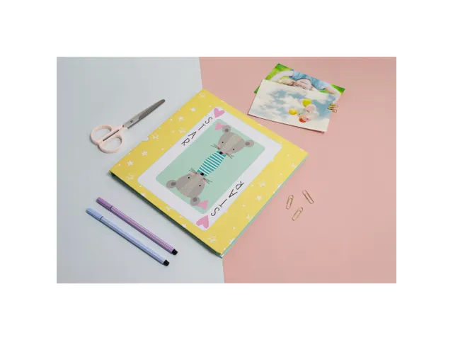 Album photos livre 30 pages blanches - Format 25x25cm - CARTE DE JEU -