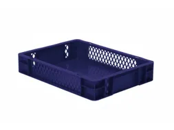 Euronorm-stapelbak 7l 75x400x300mm Wanden Opengewerkt Bodem Gesloten