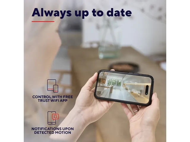 Beveiligingscamera Trust IPCAM-2800 binnenshuis Wi-Fi wit