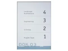 Deurbordje Hxbxd 213X151X6Mm Aluminium Profiel Acrylglas