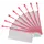 Opbergtas Tarifold met rits 250x115mm PVC rood