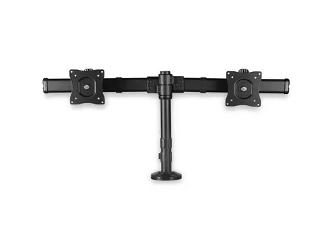 Monitorarm Dubbel 2 schermen tot en met 27 Inch zwart