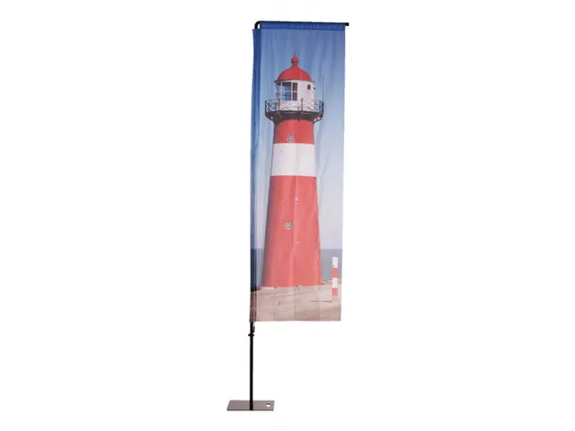 Impression Square pour Beach Flag Alu 240cm 60x151cm double face