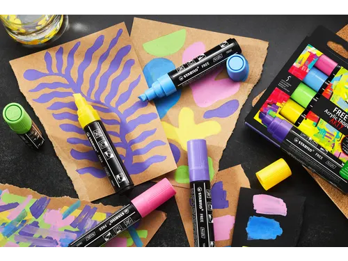 Acrylmarker STABILO Free Acrylic T800C wit 2-10mm