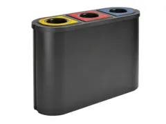 afvalverzamelstation,3x45l,HxBxD 755x1100x385mm,3opening(en)