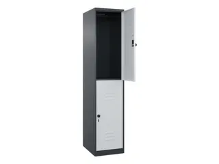 dubbeldekse locker,HxBxD 1850x400x500mm,1x2vak.,vak B 400mm - 2