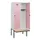 locker met bank,HxBxD 1950x800x815mm,2vak,vak B 400mm,draaigrendel