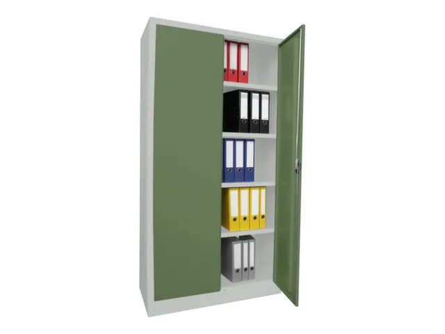 universele kast,HxBxD 1950x1000x400mm,RAL7035,front RAL6011