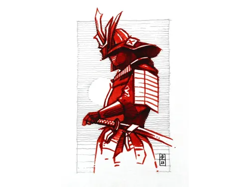 Tekenset Sakura Creative Kit Samurai 6 stuks