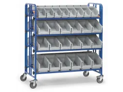 Bakkenwagen 2892 300kg 4 Etages Ral5007