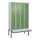 Z-garderobekast,HxBxD 2120x1200x815mm,8vak,vak B 300mm,cil.-slot