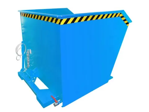 Kiepbak voor spaanders,HxLxB 1090x1640x1680mm,2m³,draagverm. 1500kg