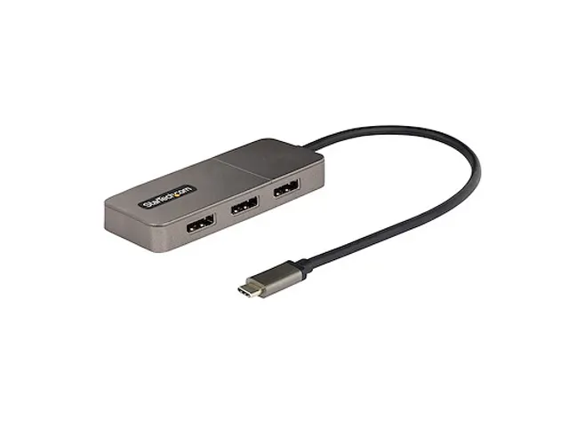 USB-C naar Triple DisplayPort MST Hub 4K 60Hz