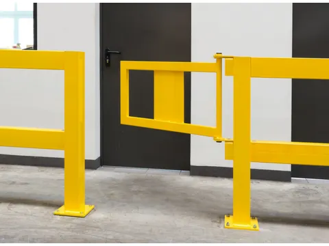 aanrijdbeschermingsplank,balustradedeur,v. binnen,HxB 520x905mm,staal