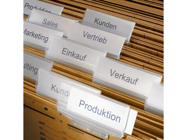 Insteeklabels Sigel voor hangmappen. 156 stuks. 60x21mm.