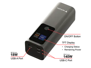 Verbatim 32269 Charge'n'Go 27000mAh Power Bank - 5