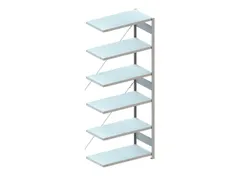 Inhaakstelling Aanbouwveld Ral7035 2500x1006x536mm 6legborden 100kg