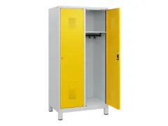 schoollocker,HxBxD 1630x800x500mm,2vak,vak B 400mm,cil.-slot,voeten