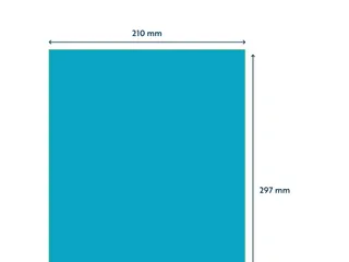 Gekleurde Etiketten 210x297mm A4 Blauw 42824 1000 Vel - 3