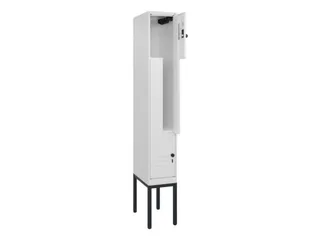 Z-garderobekast,HxBxD 2120x300x500mm,vak B 150/300mm,draaigrendel - 2