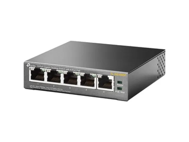 5-Poorts Gigabit Desktop Switch with 4-Ports PoE