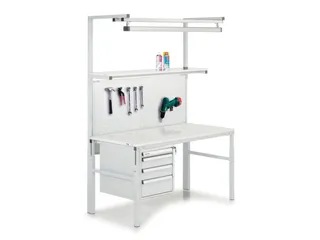 geperforeerde plaat,v. montagetafel,ESD,HxB 750x1500mm - 5