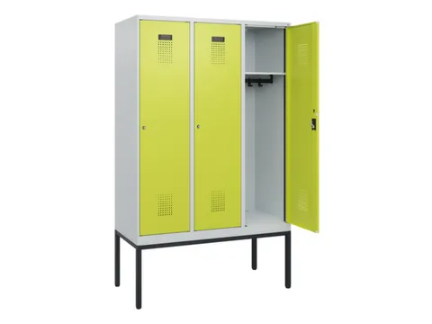 schoollocker,HxBxD 1950x1200x500mm,3vak,vak B 400mm,cil.-slot