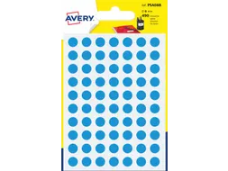 PSA08B ronde markeringsetiketten diameter 8 mm blauw