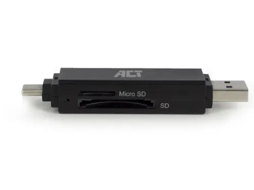 Kaartlezer ACT USB-C/USB-A 3.0