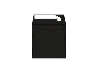 Gekleurde Envelop 120 gram 170x170mm Diep Zwart 250 Stuks - 1