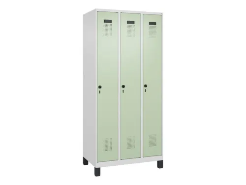 locker voor scheiding van kleding,HxBxD 1950x900x500mm,3vak