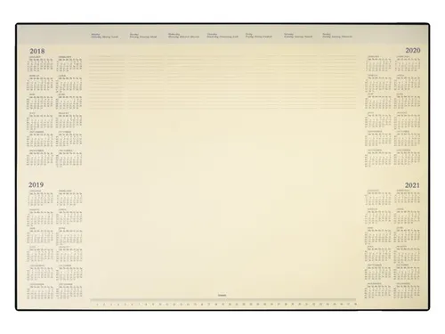 Onderlegblok 2027 Brepols Desk Mate 7dag/1pag 412x590x8mm 35vel houder