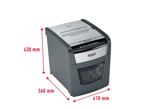 Papiervernietiger Rexel Optimum Auto+ 50X P-4 snippers 4x28mm