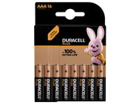 Batterij Duracell Plus 16xAAA