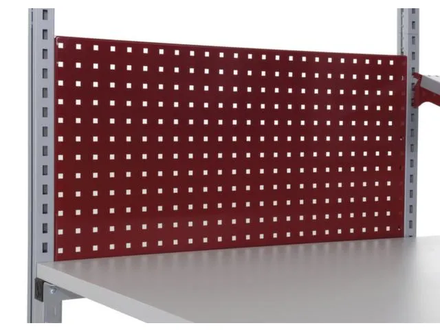 geperforeerde plaat,v. paktafel,HxBxD 200x1000x30mm,schroefbaar,staal