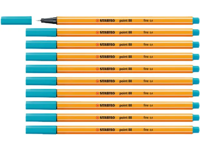 Fineliner STABILO point 88/31 fijn lichtblauw