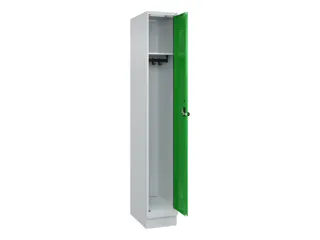 locker,HxBxD 1950x300x500mm,1vak,vak B 300mm,draaigrendel,sokkel - 2