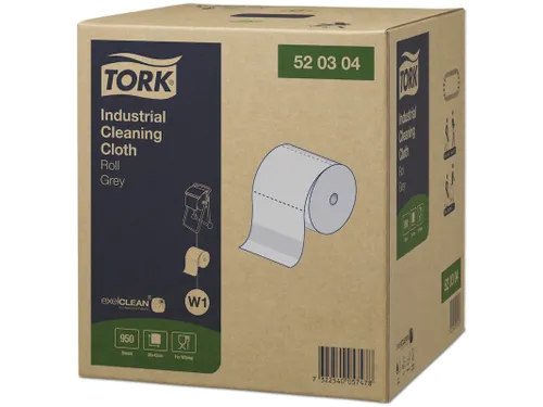 Tork Poetspapier Rol 520304 Grijs W1 1-laags