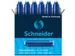 Inktpatroon Schneider Blauw 6 stuks