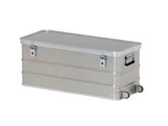 Aluminium Flightcase Hxlxb 373X950X385Mm 105L Stapelbaar 2Bokwielen