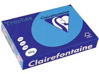 Trophée Intens Gekleurd Papier A4 80 gram 500vel Koningsblauw - 1