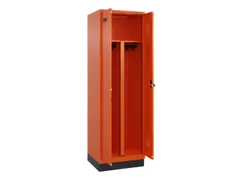 PBM-locker,HxBxD 1950x600x500mm,2vak,vak B 300mm,draaigrendel