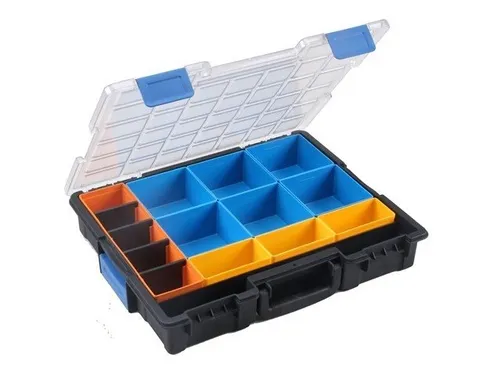 Assortimentskoffer,type 3,HxBxD 76x440x335mm,kunststof,koffer zwart
