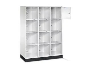 grootvolume-lockersysteem,HxBxD 1750x1220x500mm,3x4vakken,cil.-slot - 1