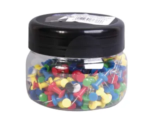 Pushpins Alco pot a 200 stuks assorti - 1