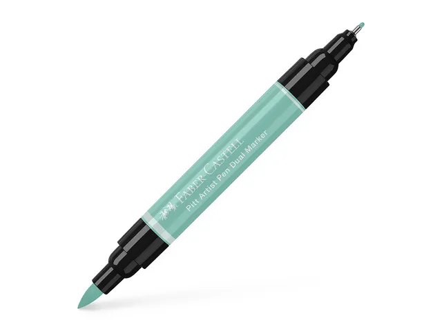 Tekenstift Faber-Castell Pitt Artist Pen duo marker 161 phthalogroen