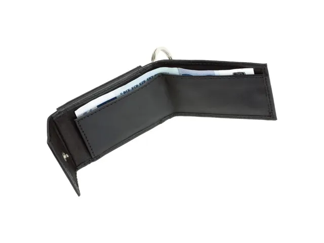 Porte-clés Alassio cuir noir