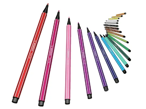 Viltstift STABILO Pen 68/97 medium diepkoud grijs