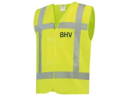 Tricorp V-RWS fluohesje voor BHV, fluo geel, maat M/L, per stuk